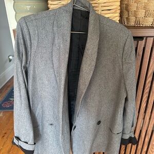 All saints Gray Blazer